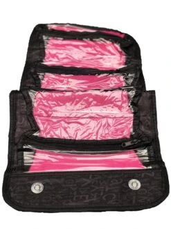 Merkloos Roll N Go Make-up Tas – Zwart / Roze -Cosmetische Kortingen Winkel 899x1200 39