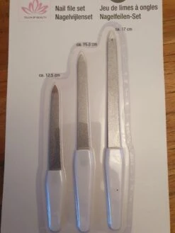 Nagelvijlenset 3 Stuks 3 Verschillende Lengtes - Grof En Fijne Zijde -Cosmetische Kortingen Winkel 900x1200 46