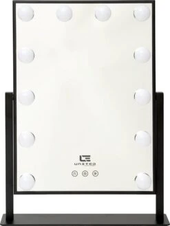 United Entertainment - Hollywood Spiegel Met 12 LEDs - 36x47,5 Cm - Zwart -Cosmetische Kortingen Winkel 902x1200 8