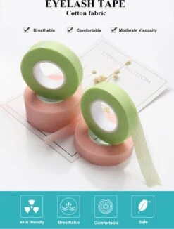 Lashes & More - Wimpertape - Roze/Paars - Wimperextensions - Wimper Tape - Beautytape - Medische Tape - Wimper Tool - Hyperallergeen - Huidvriendelijk – Tape – Non Wooven Tape -Cosmetische Kortingen Winkel 908x1200