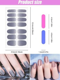 GUAPÀ® Nagelstickers & Nail Wraps - Nail Art - Nagel Folie - Diverse Kleuren Nail Wrap - 20 Vellen Nagelstickers -Cosmetische Kortingen Winkel 909x1200 5