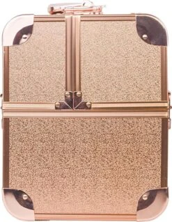 Aluminium Koffer Rosé Gold Met Opbergvakken -Cosmetische Kortingen Winkel 928x1200 6