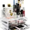 AWEMOZ Make-Up Organizer - Beauty Organizer Voor Make Up - Opbergbox - Opbergdoos Cosmetica - Sieradendoos - 20 Opbergvakken - Nagellak - Lippenstift - Transparant - Cadeau Voor Vrouw -Cosmetische Kortingen Winkel 929x1200 4