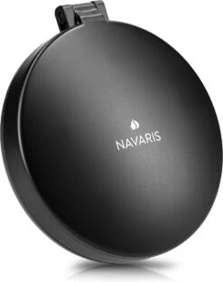 Navaris 1x/5x Vergrotende Make-up Spiegel - Compacte Opvouwbare Kap- En Reisspiegel - Led-verlichte Dubbelzijdige Make-upspiegel - Zwart -Cosmetische Kortingen Winkel 951x1200 5