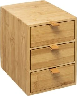 Five® Bamboe Bakjes Met 3 Lades - 3 Lades - Duurzaam -Cosmetische Kortingen Winkel 960x1200 40