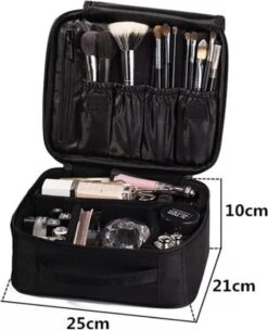 Make-up Koffer - Cosmetica Koffer - Visagie Opbergtas - Beauty Organizer Met Verstelbare Vakken - Roze 9 Make-up Koffer - Cosmetica Koffer - Visagie Opbergtas - Beauty Organizer Met Verstelbare Vakken - Roze -Cosmetische Kortingen Winkel 975x1200 5