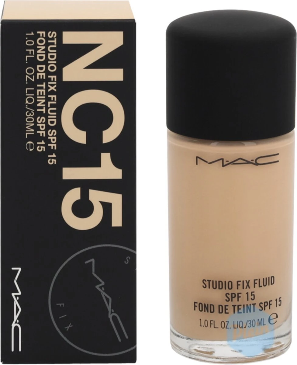 MAC Cosmetics Studio Fix Fluid Foundation - NC15 4 MAC Cosmetics Studio Fix Fluid Foundation - NC15 - Afbeelding 2