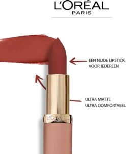 L'Oréal Paris Color Riche Free The Nudes Lippenstift – 07 No Shame – Roze - Nude Matte Lipstick – L'Oréal Lipstick – 3,9 Gr. -Cosmetische Kortingen Winkel 980x1200 4