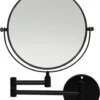 LYVION Make-up Spiegel - Scheerspiegel - Vergrootspiegel - 2 Spiegels - Voor Aan De Wand - Uitklapbaar - Verstelbaar - Cosmeticaspiegel - Dubbelzijdig - RVS - Zwart 2 LYVION Make-up Spiegel - Scheerspiegel - Vergrootspiegel - 2 Spiegels - Voor Aan De Wand - Uitklapbaar - Verstelbaar - Cosmeticaspiegel - Dubbelzijdig - RVS - Zwart -Cosmetische Kortingen Winkel 980x1200 6