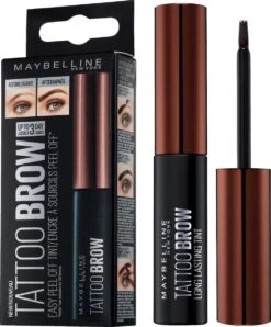 Maybelline Tattoo Brow Peel-Off Wenkbrauwgel - 3 Dark Brown - Bruin 24 Maybelline Tattoo Brow Peel-Off Wenkbrauwgel - 3 Dark Brown - Bruin -Cosmetische Kortingen Winkel 993x1200